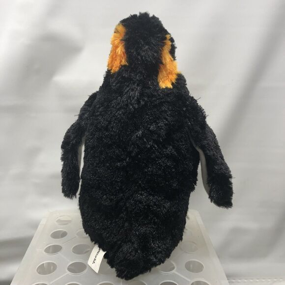 SeaWorld Emperor Penguin Chick 10" Plush Stuffed Animal Faux Leather Beak - Picture 3 of 8